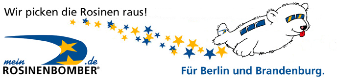 Banner mit Logo, Sternenschweif