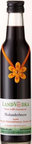 Mein Rosinenbomber Landvodka Holunderbeere - guter Vodka für Berlin Brandenburg 146x651